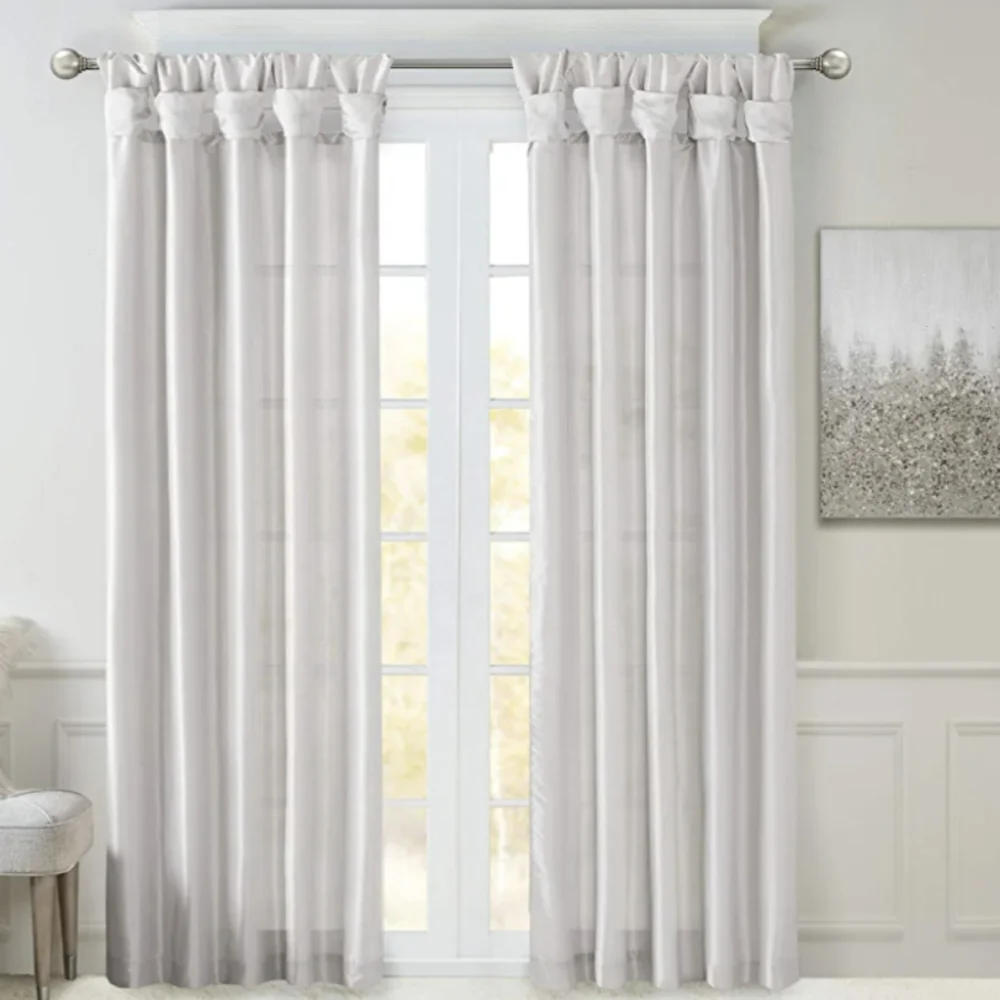Madison Park Faux Silk Window Panel 40